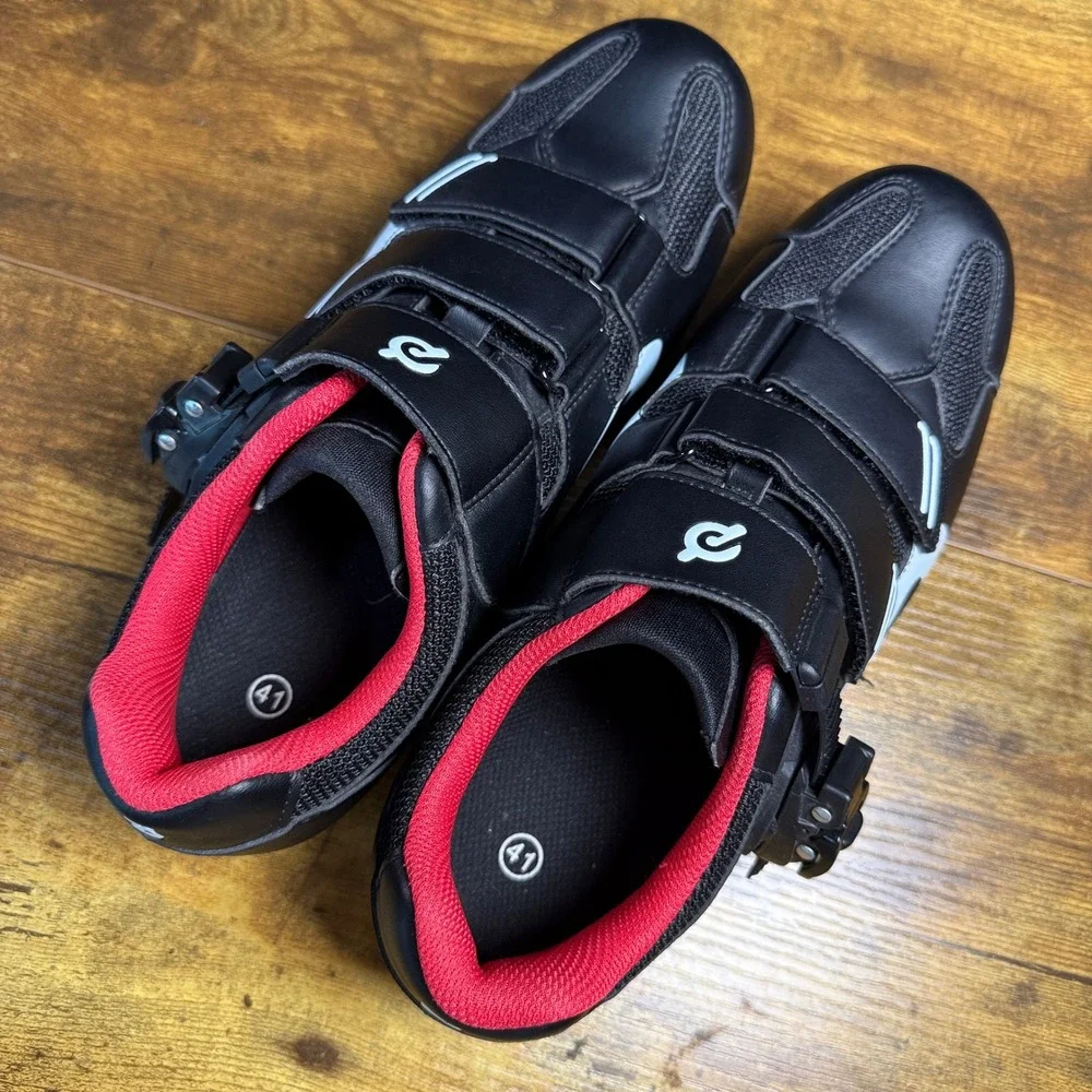 Peloton PLTN-01 Black Synthetic Indoor Cycling Shoes EU 41 US Women 9 Men 8